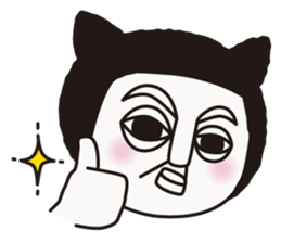 Mystery Cat sticker #605403