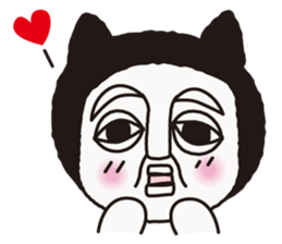 Mystery Cat sticker #605404