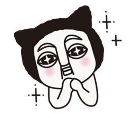 Mystery Cat sticker #605416