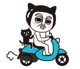 Mystery Cat sticker #605419