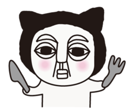 Mystery Cat sticker #605427