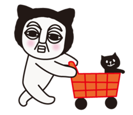 Mystery Cat sticker #605432