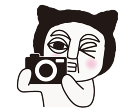 Mystery Cat sticker #605434