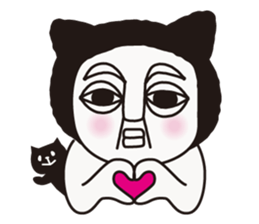 Mystery Cat sticker #605435