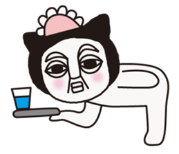 Mystery Cat sticker #605437