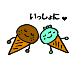 Close lovers Choko & Mint by Shokomint sticker #605493