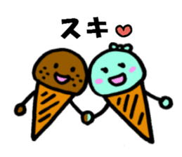 Close lovers Choko & Mint by Shokomint sticker #605500