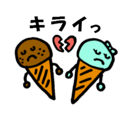 Close lovers Choko & Mint by Shokomint sticker #605501