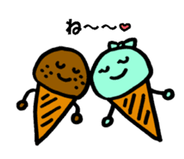 Close lovers Choko & Mint by Shokomint sticker #605508