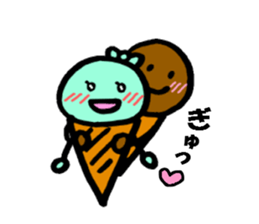 Close lovers Choko & Mint by Shokomint sticker #605509