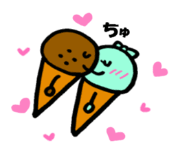 Close lovers Choko & Mint by Shokomint sticker #605514