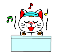 Maneki kun and his friends sticker #605890