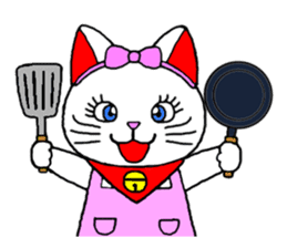 Maneki kun and his friends sticker #605897