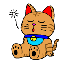 Maneki kun and his friends sticker #605902