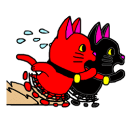 Maneki kun and his friends sticker #605919