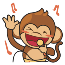 Chiki, the cutest monkey alive! sticker #606842