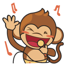 Chiki, the cutest monkey alive! sticker #606842