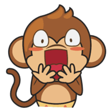 Chiki, the cutest monkey alive! sticker #606843