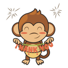 Chiki, the cutest monkey alive! sticker #606846