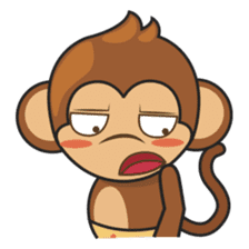 Chiki, the cutest monkey alive! sticker #606848