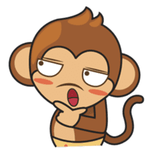 Chiki, the cutest monkey alive! sticker #606852