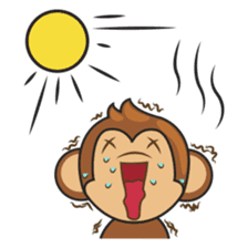 Chiki, the cutest monkey alive! sticker #606862