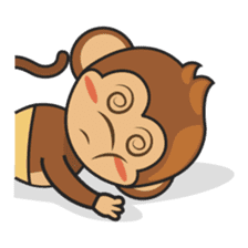 Chiki, the cutest monkey alive! sticker #606864