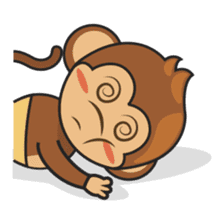 Chiki, the cutest monkey alive! sticker #606864