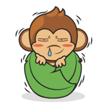 Chiki, the cutest monkey alive! sticker #606866