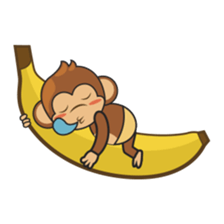 Chiki, the cutest monkey alive! sticker #606869