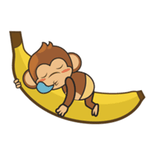 Chiki, the cutest monkey alive! sticker #606869