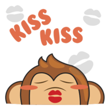 Chiki, the cutest monkey alive! sticker #606871
