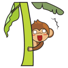 Chiki, the cutest monkey alive! sticker #606873