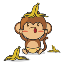 Chiki, the cutest monkey alive! sticker #606876