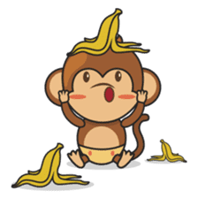 Chiki, the cutest monkey alive! sticker #606876