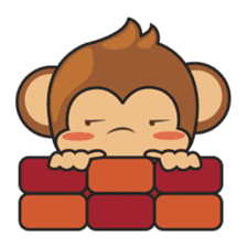 Chiki, the cutest monkey alive! sticker #606880