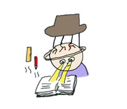 Dr. Saturn (Dosei-hakase) sticker #607003