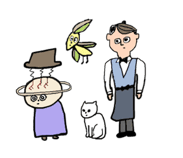 Dr. Saturn (Dosei-hakase) sticker #607041