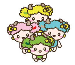 APPLE & SHEEP Fairies DREAMLAND sticker #607060