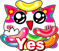 Daily funny cute cat sticker #607207