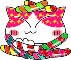 Daily funny cute cat sticker #607210