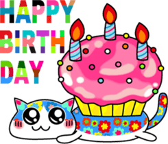 Daily funny cute cat sticker #607229