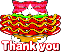 Daily funny cute cat sticker #607234