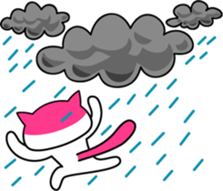 Daily funny cute cat sticker #607235