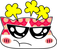 Daily funny cute cat sticker #607237