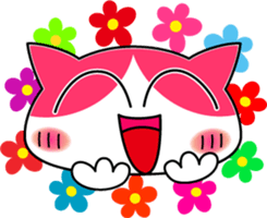 Daily funny cute cat sticker #607239