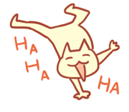 Stamp of laughter. sticker #607356