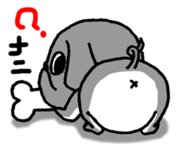 Black Pug ANKO sticker #607845