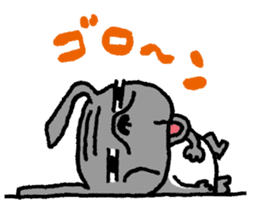 Black Pug ANKO sticker #607847