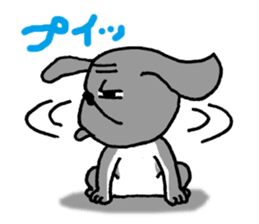 Black Pug ANKO sticker #607849